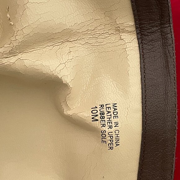 Michael Kors Brown Leather Knee- High Boots with 2.5 inch heel. Size 10 - Picture 4 of 7